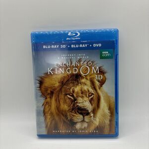 BBC Earth: Enchanted Kingdom (Blu-ray 3D + Blu-Ray + DVD, 2013 new) Idris Elba